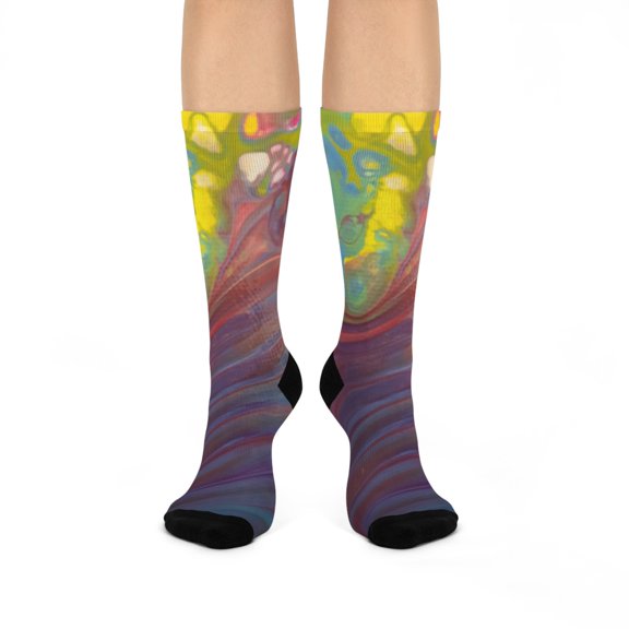 Cportmerch.com Acrylic Flow Cushioned Crew Socks
