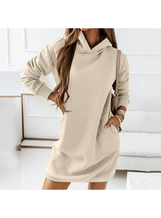 Long hooded sweater dress shop