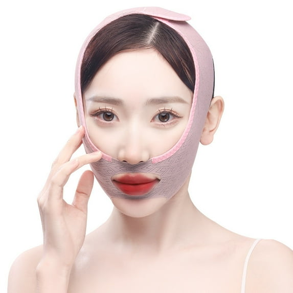 Cptfadh Nail Patch Nail Care Agents Fake Eyelashes Face Slimming Artifact V Face Lifting Tightening Bandage Quick Full Face Elimination Decree Grain Masseter to Double Chin Anti Sagging Flash Deal