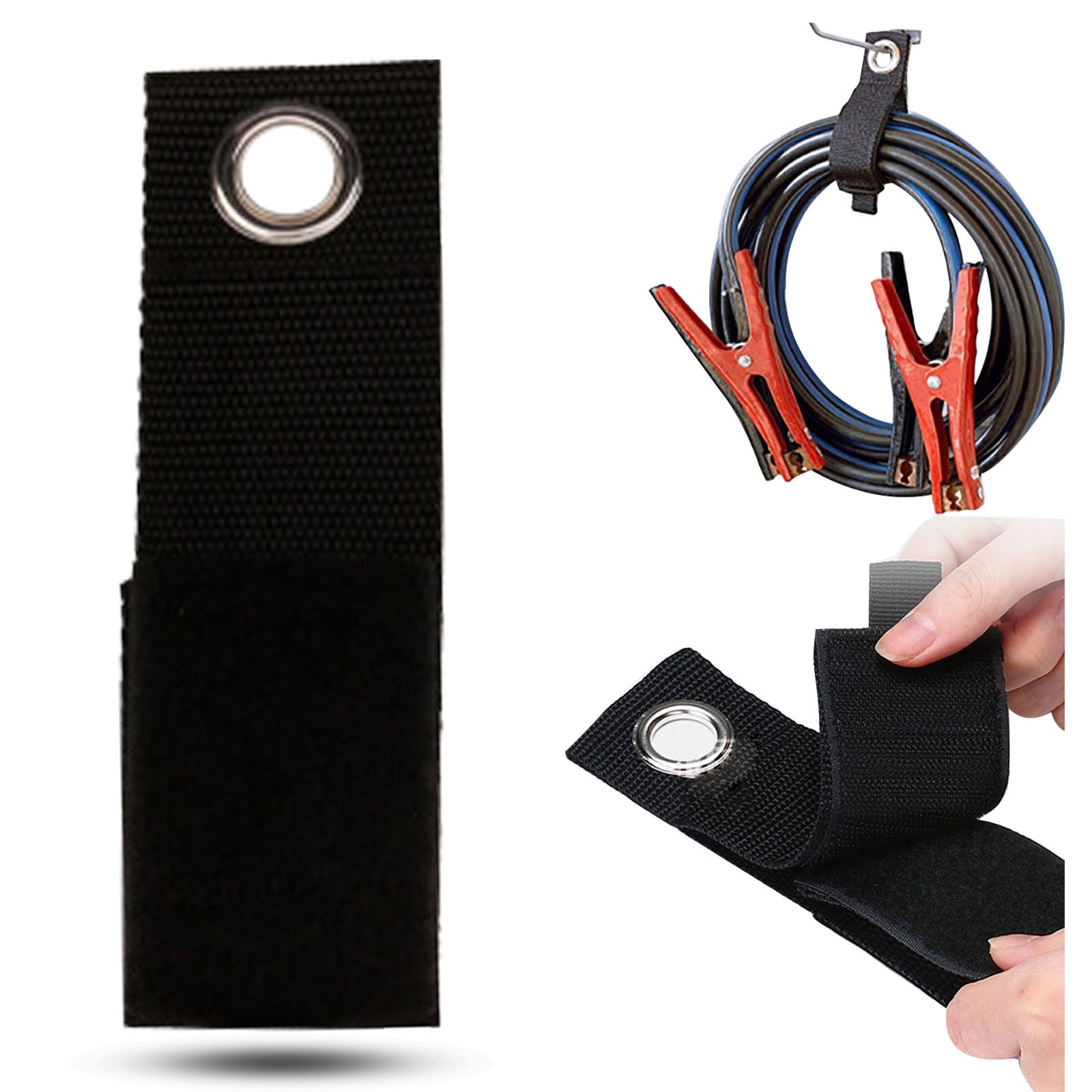 Cptfadh Heavy Duty 1 Pack Adjustable Size Hook And Loop Hanging Garage Hook Organizing Storage Straps With Pull Tabs Nylon Velcro Heavy Duty Heavy Duty Strap L Size Walmart