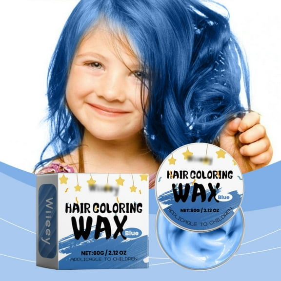 Cptfadh Temporary Hair Color Wax Washable Colored Hair Styling Mud Temporary Hair Dye Wax Natural Instant Hair Color Wax Pomades Used for Christmas Halloween Role Playing and Parties Rollback