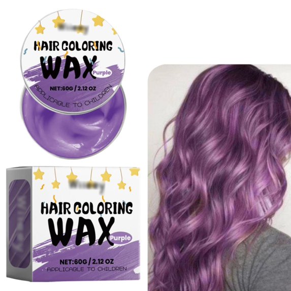 Cptfadh Temporary Hair Color Wax Washable Colored Hair Styling Mud Temporary Hair Dye Wax Natural Instant Hair Color Wax Pomades Used for Christmas Halloween Role Playing and Parties Clearance