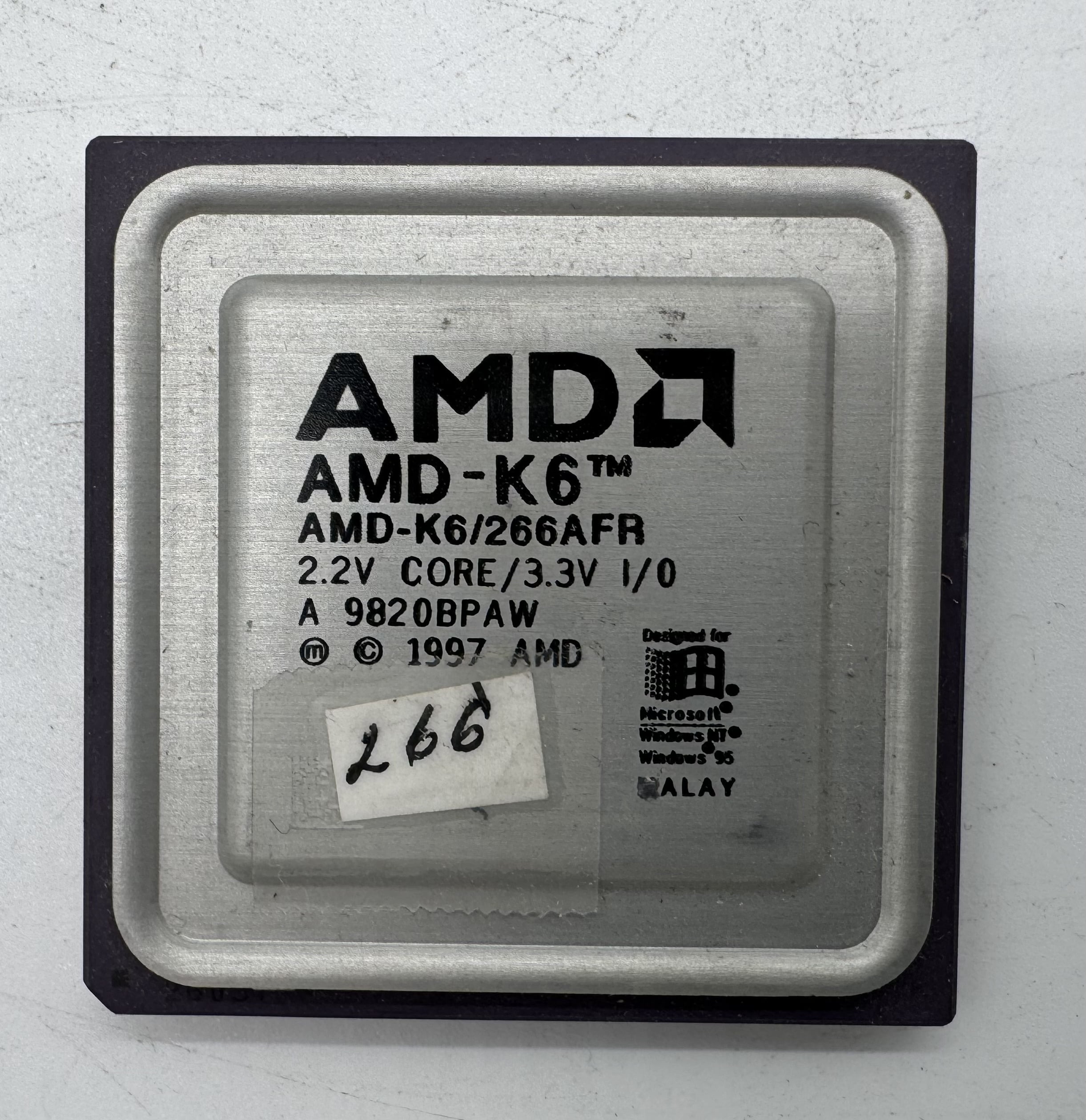 RISE MP6 266 CPU（Socket7） Rare Rise MP6 266 Mhz CPU Socket 7 1998 NEW | eBay