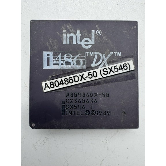 Cpu intel i486 dx a80486dx-50 sx546 t