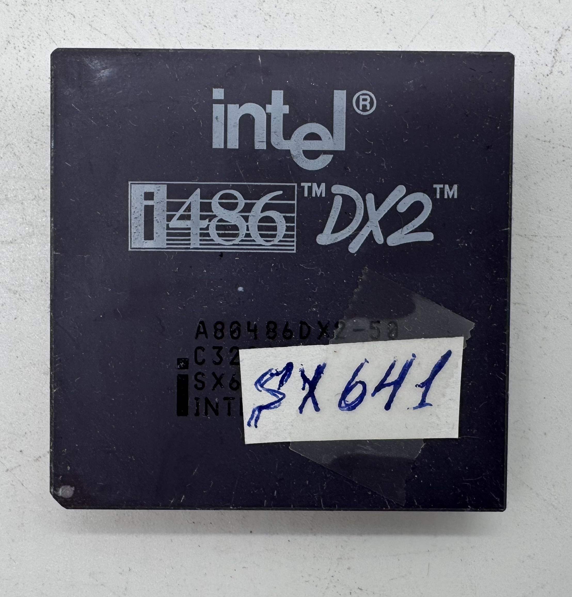 Cpu intel i486 tm dx2 tm, a80486dx2-50, sx641 - Walmart.com