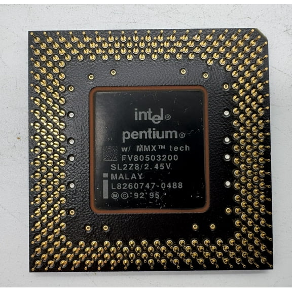 Cpu intel pentium 200 mmx fv80503200 sl2z8/2.45v
