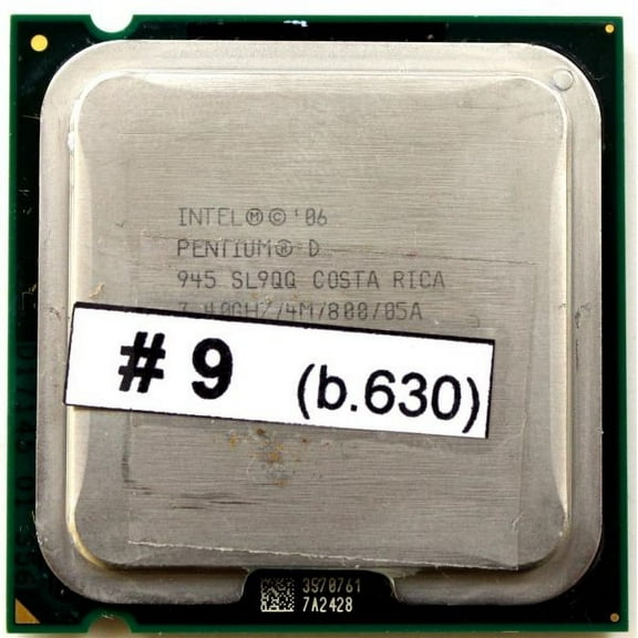Cpu intel pentium d 945 sl9qq 3.40ghz/4m/800/05a