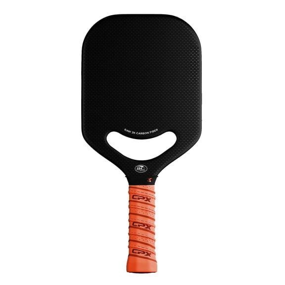 Cpx Pro Carbon Fiber Pickleball Paddle - Professional Grade Matte Finish Core Tennis Style Grip Edgeless Designed In Chicago