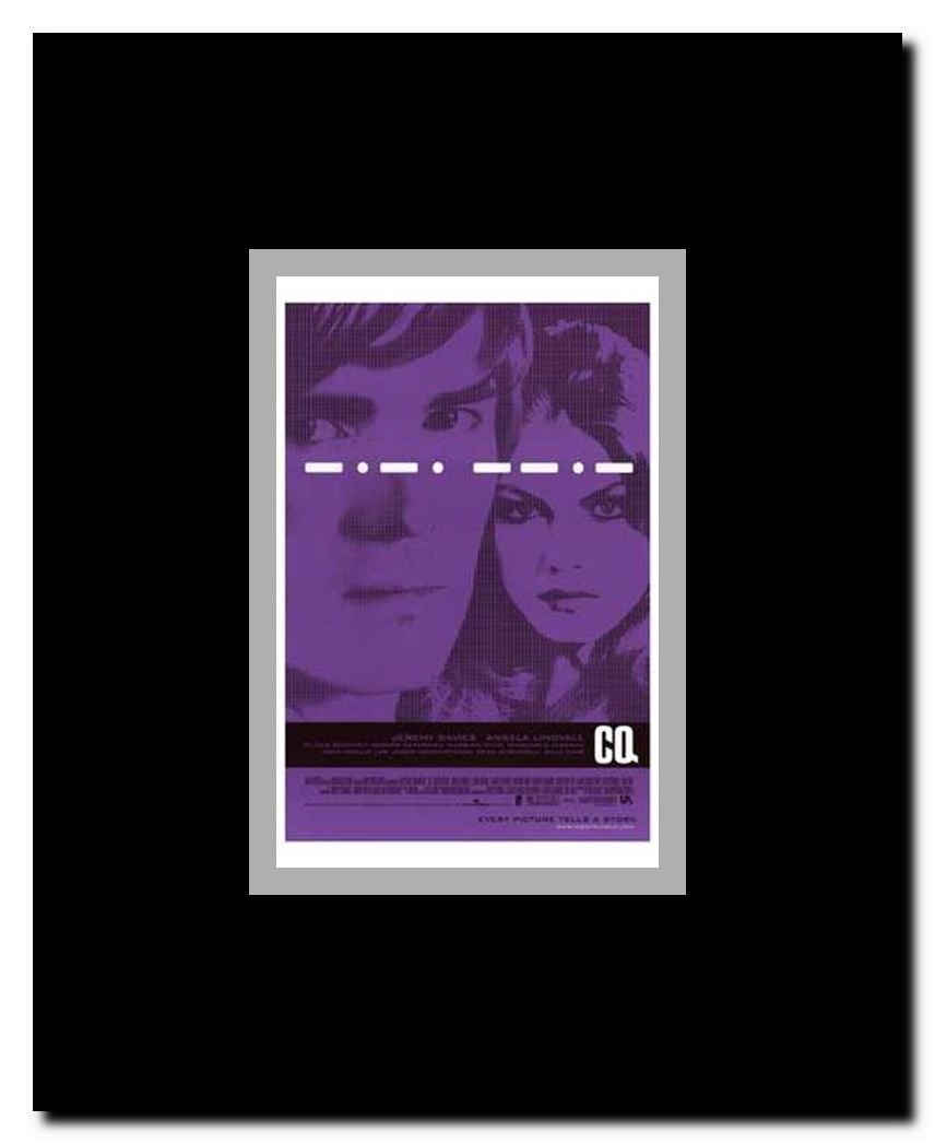 Cq Framed Movie Poster