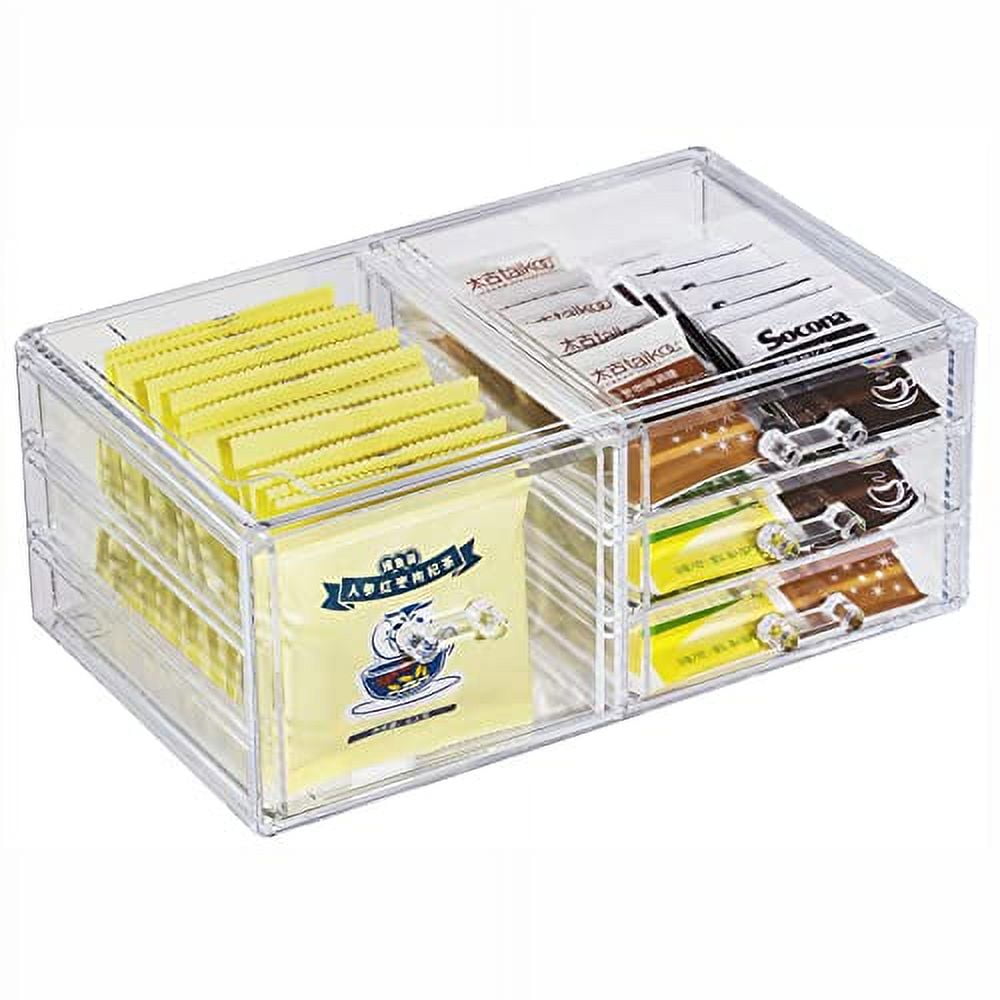 Cq acrylic Clear Cosmetics .. Organizer Stackable Makeup Storage