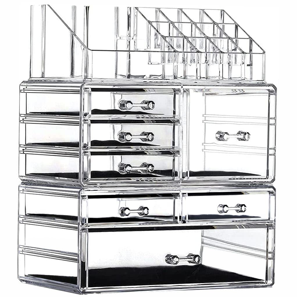 Cq acrylic Makeup Organizer Skin Care Large Clear Cosmetic Display