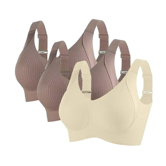 Cqxid525 Clothing Items Womens Bras Bra for Senior Front Closure Breathable Bra for Seniors Wirefree Bras for Older Women