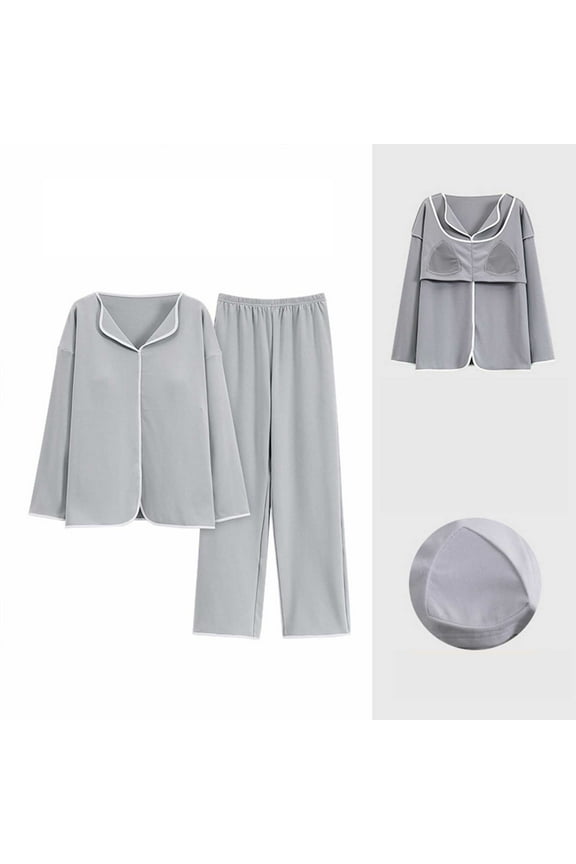 Cqxid525 Summer Clothing Pajama Set for Women Women's Petite Pajama Set Petite Length Tunic Top Wide Leg Pants Sleepwear Pjs Sets Lounge Set