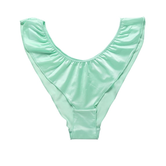 Cqxid525 Summer Clothing sale! Women Pantie Elastic Color Ding Female Waist European and American Foreign Trade Silky Satin Cotton Crotch Breathable Briefs Full Coverage Briefs