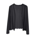 thumbnail image 1 of Cqxid525 Womens Tops Blouse Women's Thin Long Sleeved Cardigan for Women for Summer Short Styles Clothes Large Size Loose Air Conditioning Shawl Women Tops Summer, 1 of 6