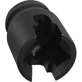 Cr-M0 Steel Multi Purpose Lineman Socket 1/2" Drive,Fits 3/4 Inch 4-Point Square Nuts, with3/8"And 9/16" Slot