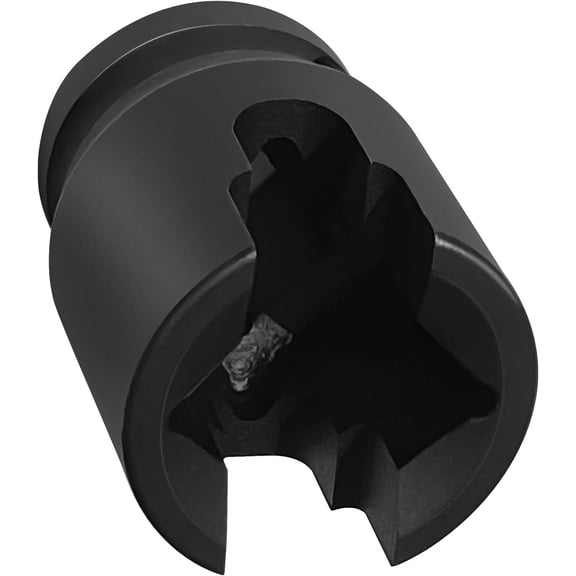 Cr-M0 Steel Multi Purpose Lineman Socket 1/2" Drive,Fits 3/4 Inch 4-Point Square Nuts, with3/8"And 9/16" Slot