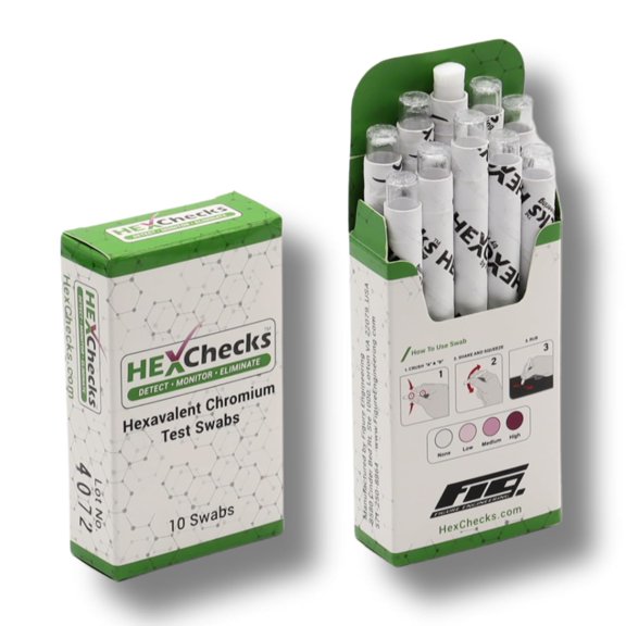 Cr(VI) Hexavalent Chromium Testing Swabs, Pack of 10$$Office