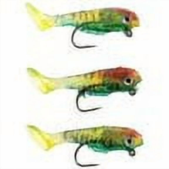 Crème 1.5" Spoiler Shad Swim Bait Lure, Firetiger