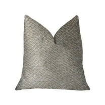 Cr me Brulee Beige Luxury Throw Pillow, 26 x 26 in.