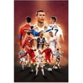 thumbnail image 1 of Cr7 Cristiano Ronaldo Footballer Wall Art Posters Canvas Art Poster Print Picture Living Room Mural Bedroom Decoration Painting Fashion Wall Decor for Gym Football Club Fan Gift Unframe 12x18inch, 1 of 4