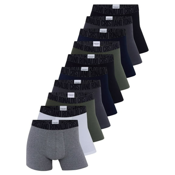 Cr7 Men Boxer Shorts Cotton Multicoloured Xxl