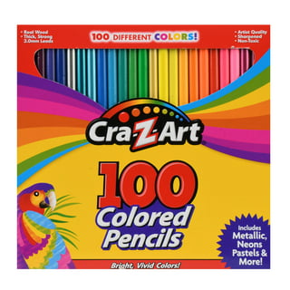 Cra-Z-Art Erasable Colored Pencils, 15 Assorted Lead/Barrel Colors, 15/Set