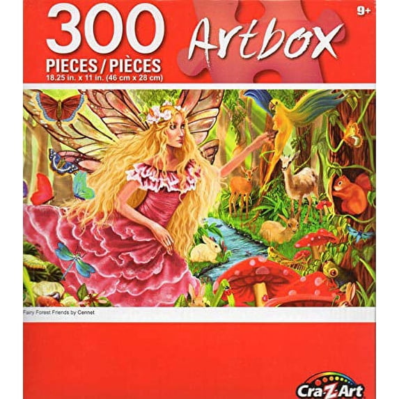 Cra-Z-Art Artbox Fairy Forest Friends by Cennet - 300 Piece Jigsaw Puzzle