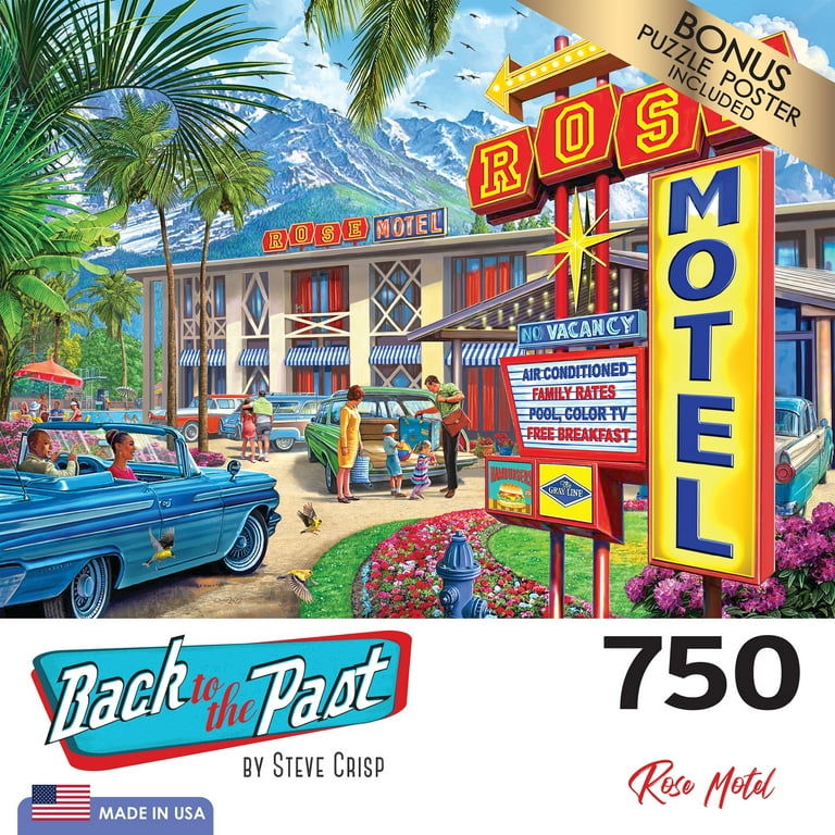 Cra-Z-Art Rose Motel 750-Piece Jigsaw Puzzle - Dimensions