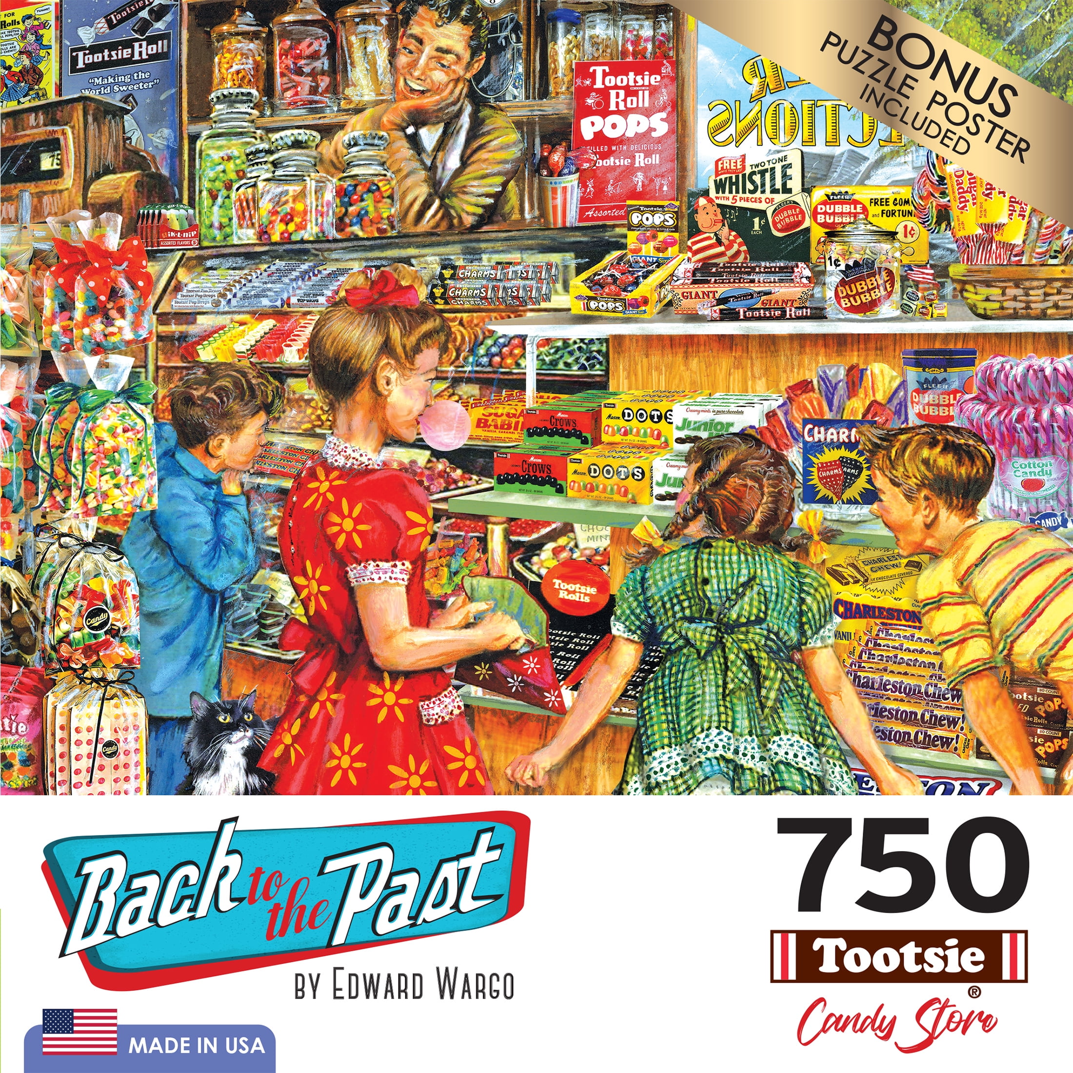 Back to the Past 750-Piece Tootsie Candy Jigsaw Puzzle - Walmart.com