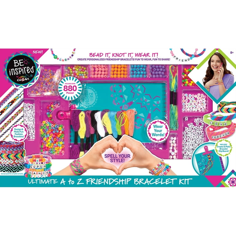 Cra-Z-Art Be Inspired Ultimate A-Z Friendship Bracelet Kit