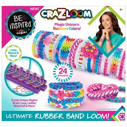 Cra-Z-Art Be Inspired Ultimate Rubber Band Loom, Unisex Child Ages 8 and up