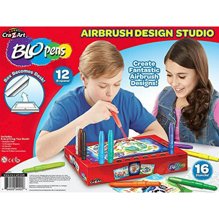 Cra Z Art Blo Pens Airbrush Design Studio Craft Kit (50 Piece