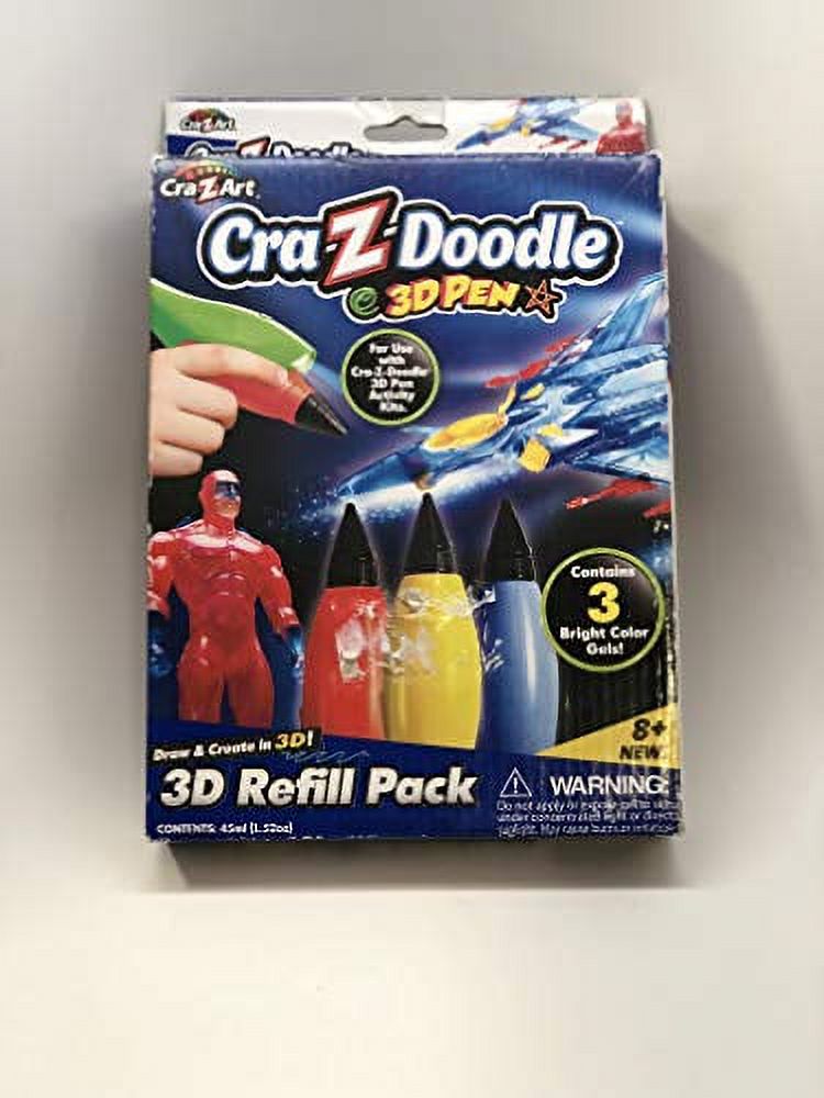 Cra-Z-Art - CRA-Z-Doodle 3D Pen - 3D Refill Pack
