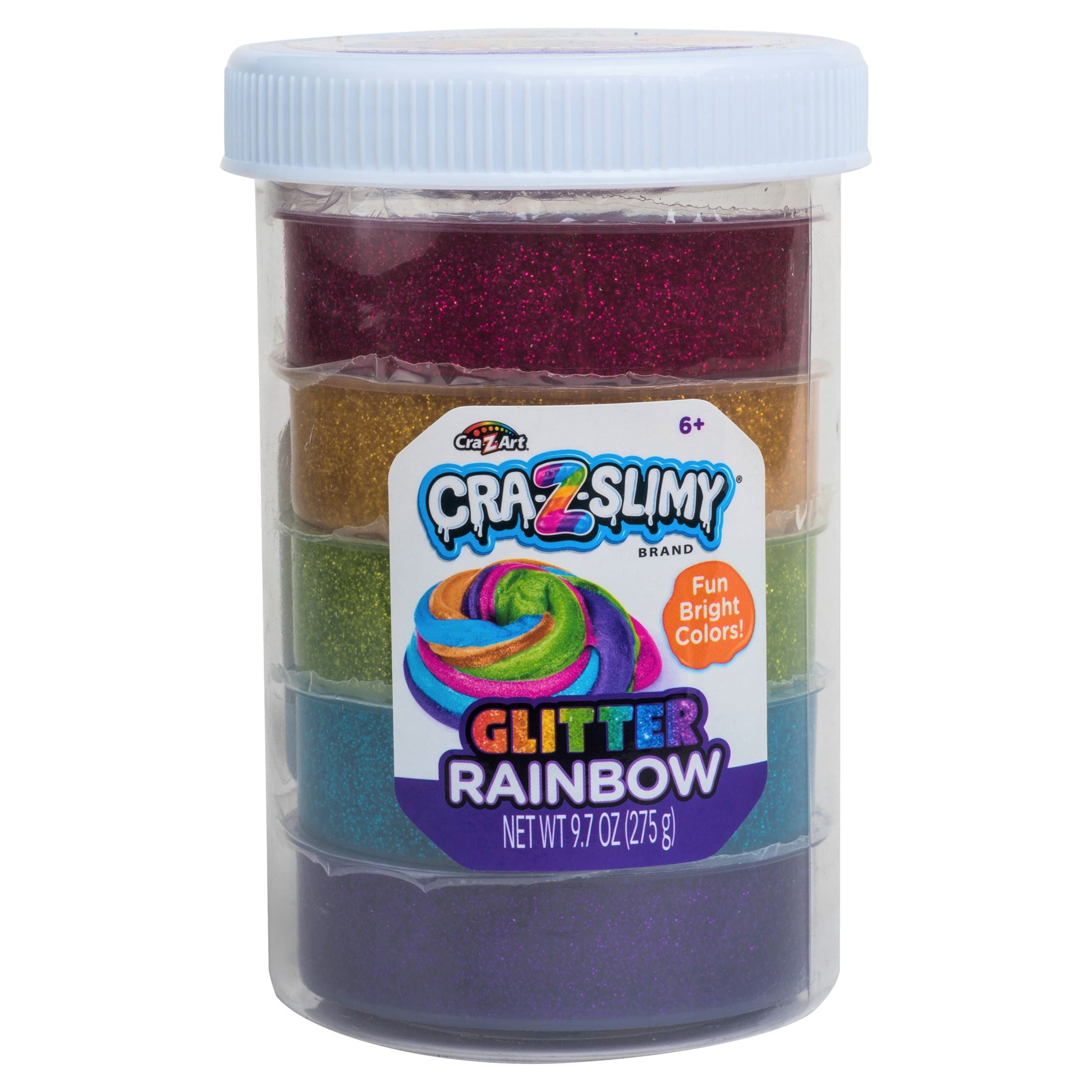 Cra-Z-Slimy Glitter Rainbow Slime Jar, 1 ct - Smith's Food and Drug