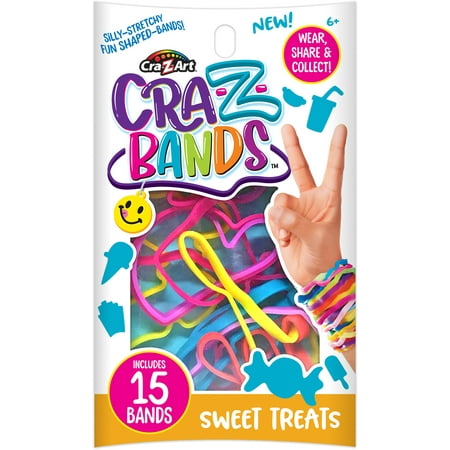 Cra-Z-Art CraZBands for a Boy or Girl, Shake, Hamburger, Fries and More Fun Foods