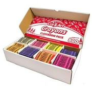 Cra-Z-Art Crayon Classroom Pack, 8 Color, 400 Count Box