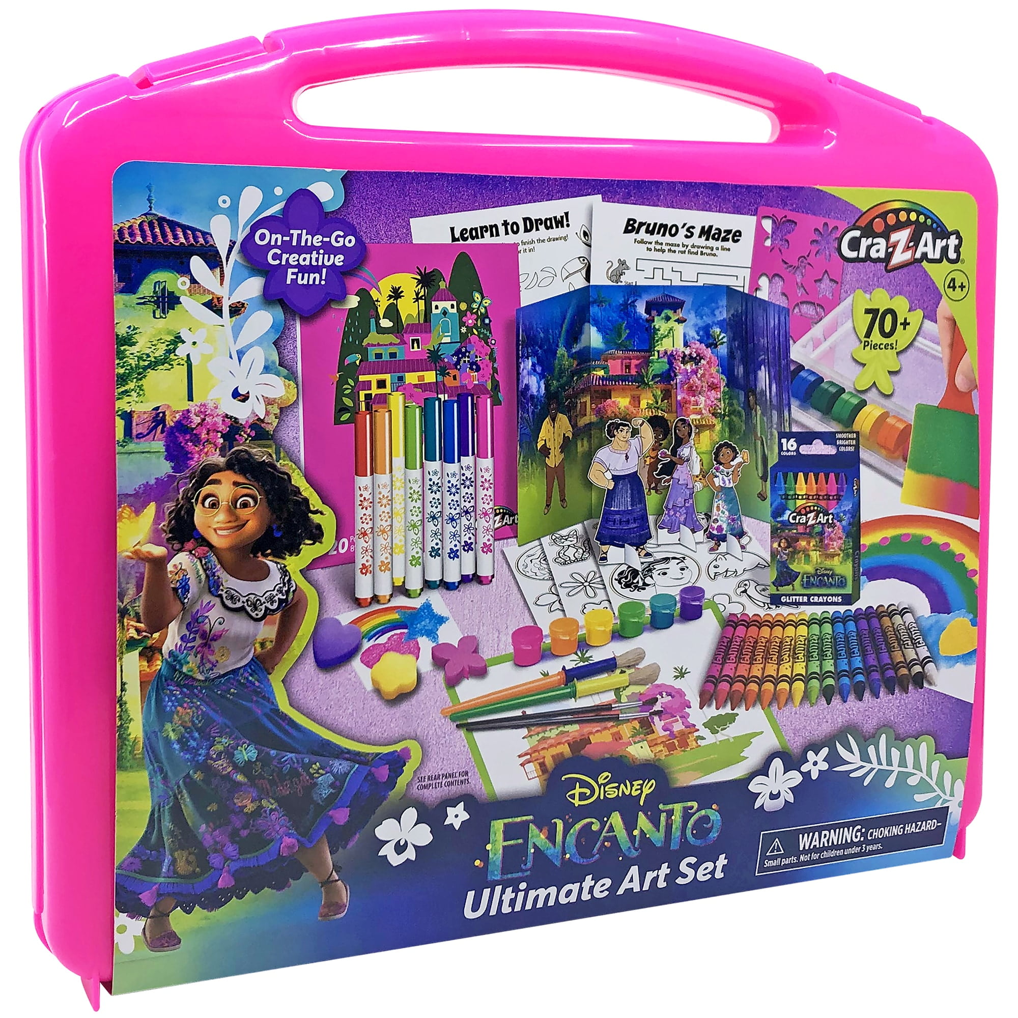 Disney Encanto Ultimate Art Set - Cra-Z-Art, Kids 70+ Pieces Kit, Multi