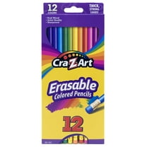 Cra-Z-Art Erasable Colored Pencils 12 Pack, Beginner Child to Adult, School Supplies