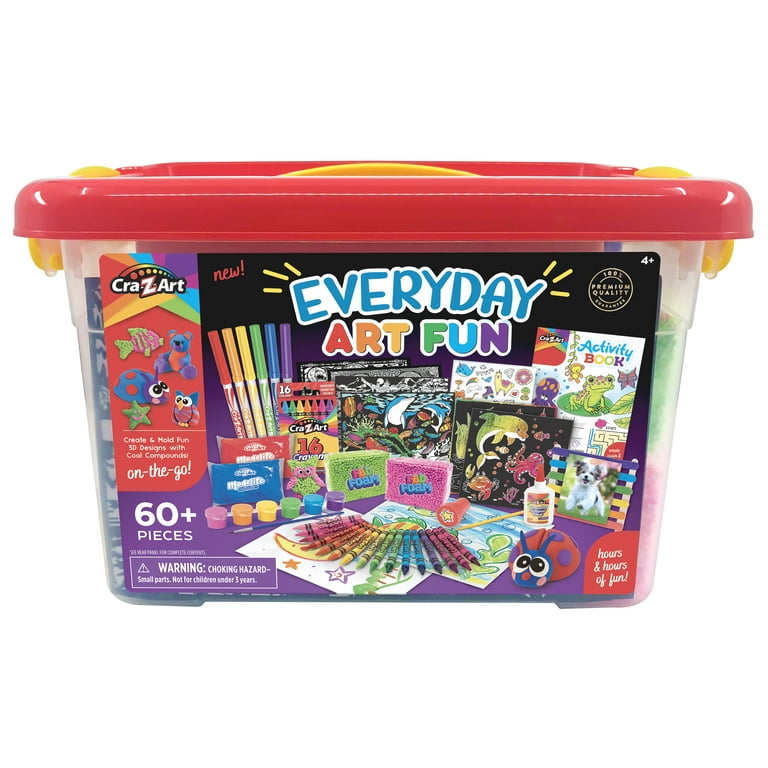 Cra-Z-Art Everyday Art Fun Activity Set, Over 200 Activities Cra-Z-Art Everyday Art Fun Activity Set, Over 200 Activities