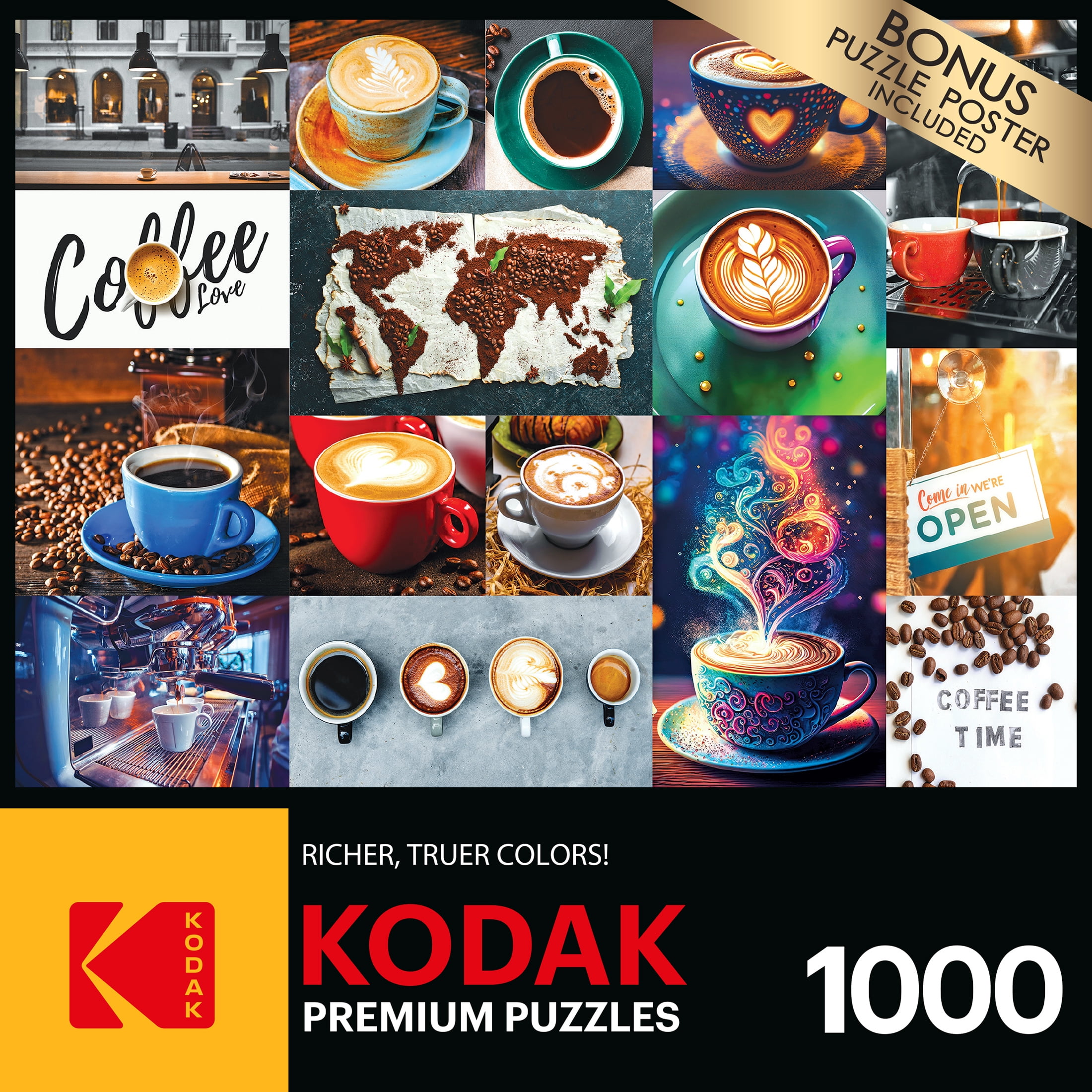 Cra-Z-Art Kodak 1000-Piece Coffee Love Jigsaw Puzzle - Walmart.com