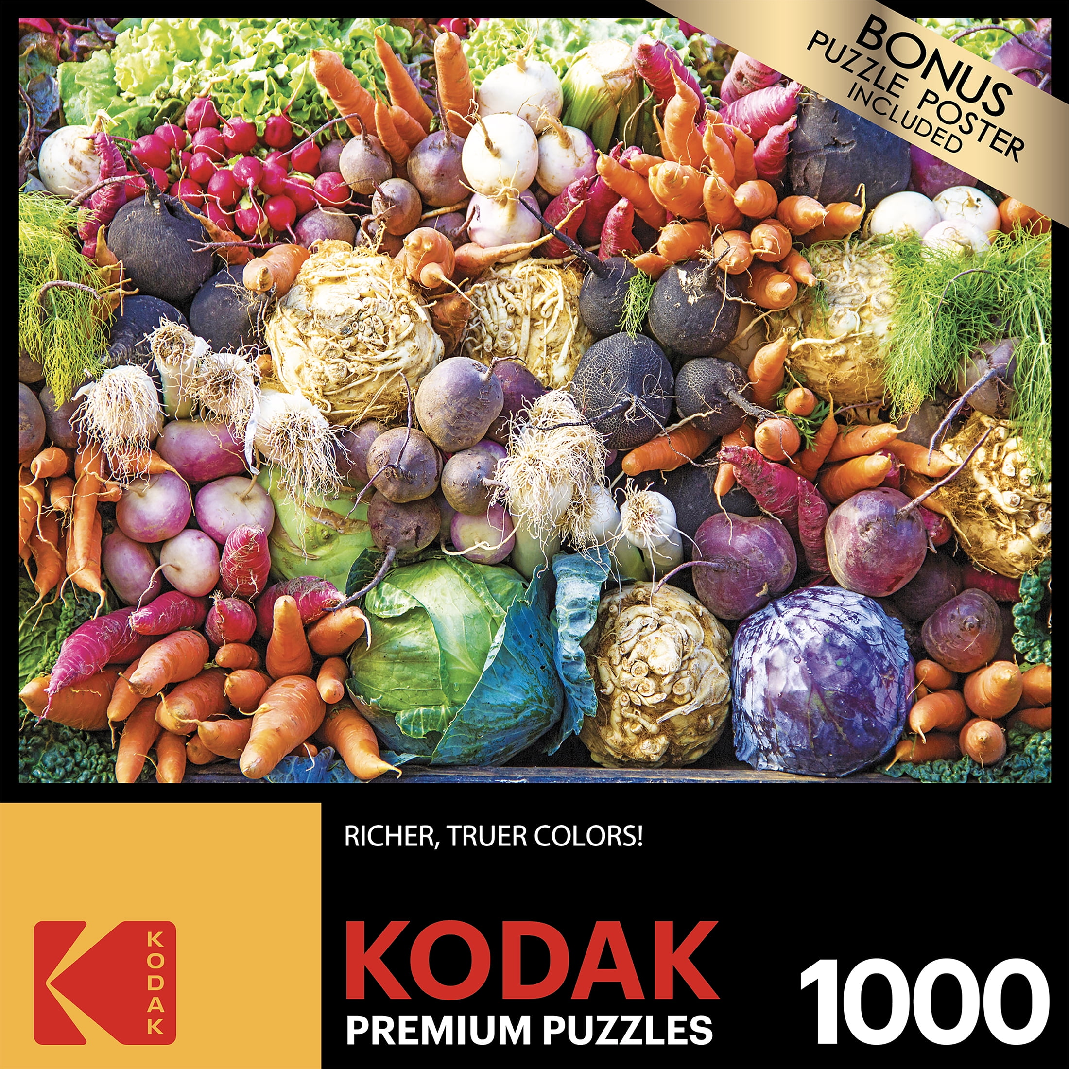Cra-Z-Art Kodak 1000-Piece Colorful Vegetables Jigsaw Puzzle