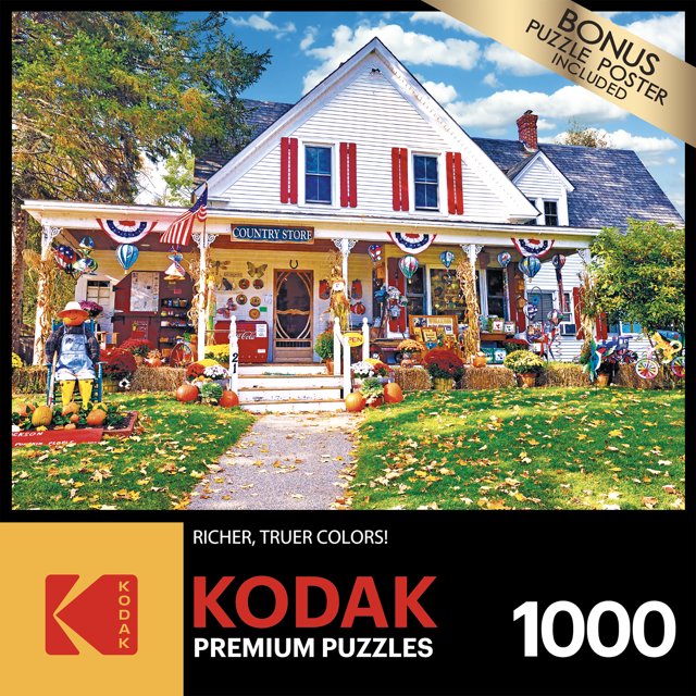 CraZArt Kodak 1000Piece Country Store New Hampshire Jigsaw Puzzle
