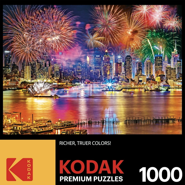 Cra-Z-Art Kodak 1000-Piece Fireworks on the Hudson River NYC Adult