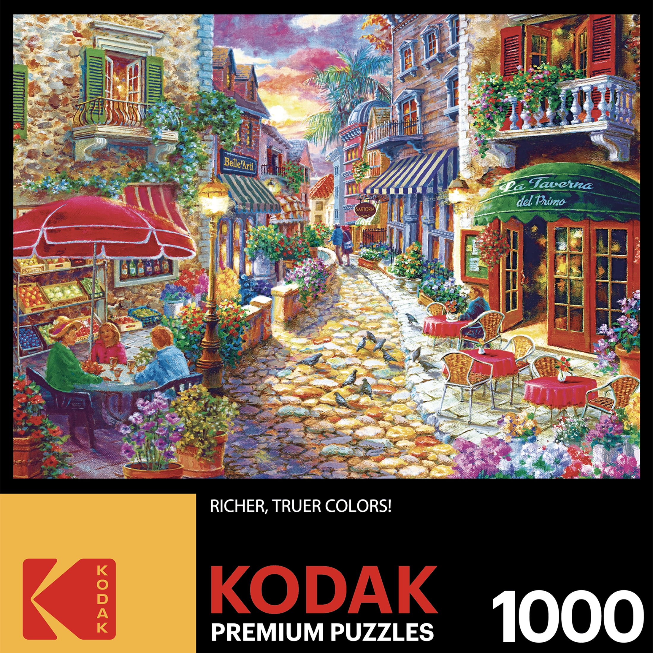 MasterPieces 19 x 27 Solid Wood Frame Jigsaw Puzzle 1000pc