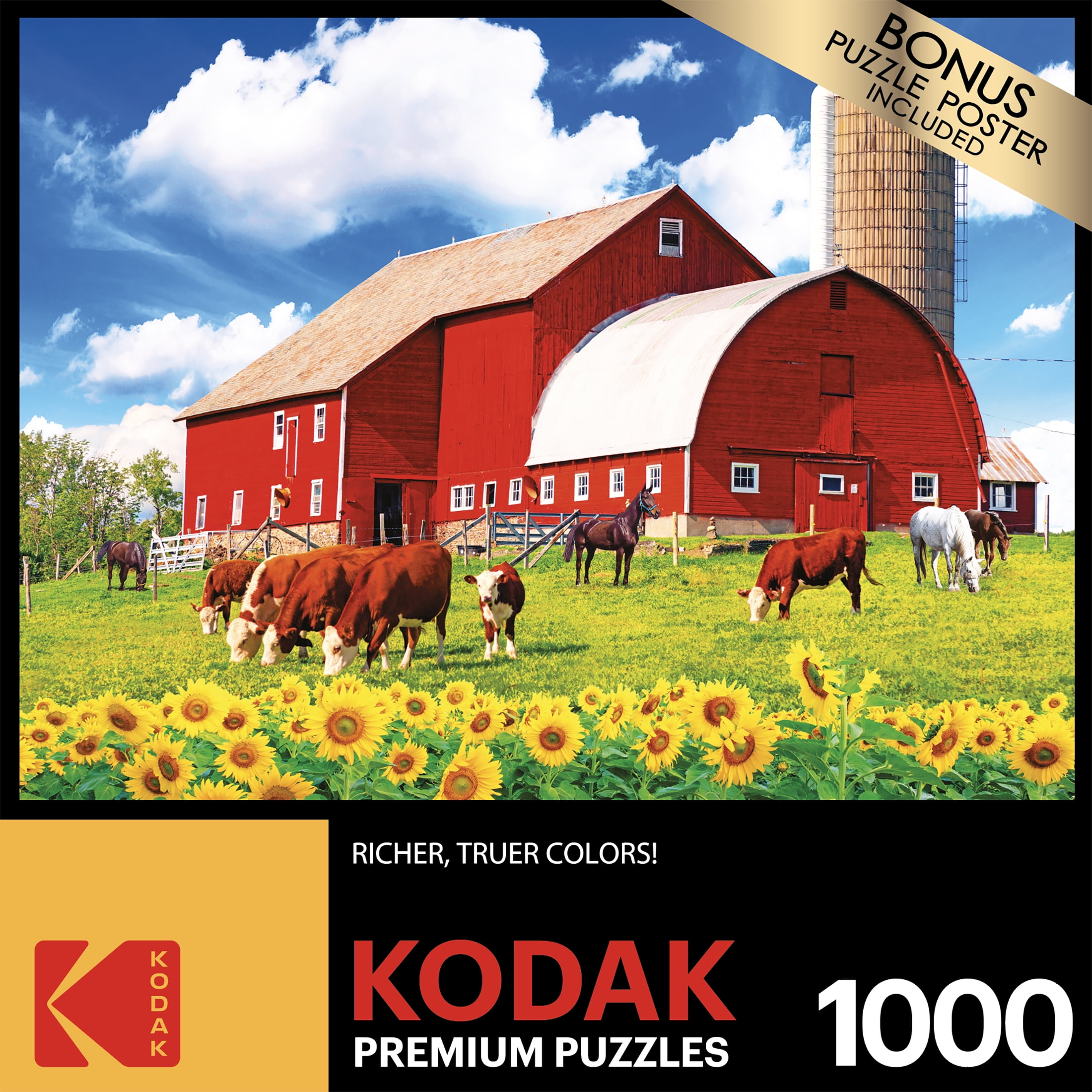 Cra-Z-Art Kodak 1000-Piece On the Farm Adult Jigsaw Puzzle