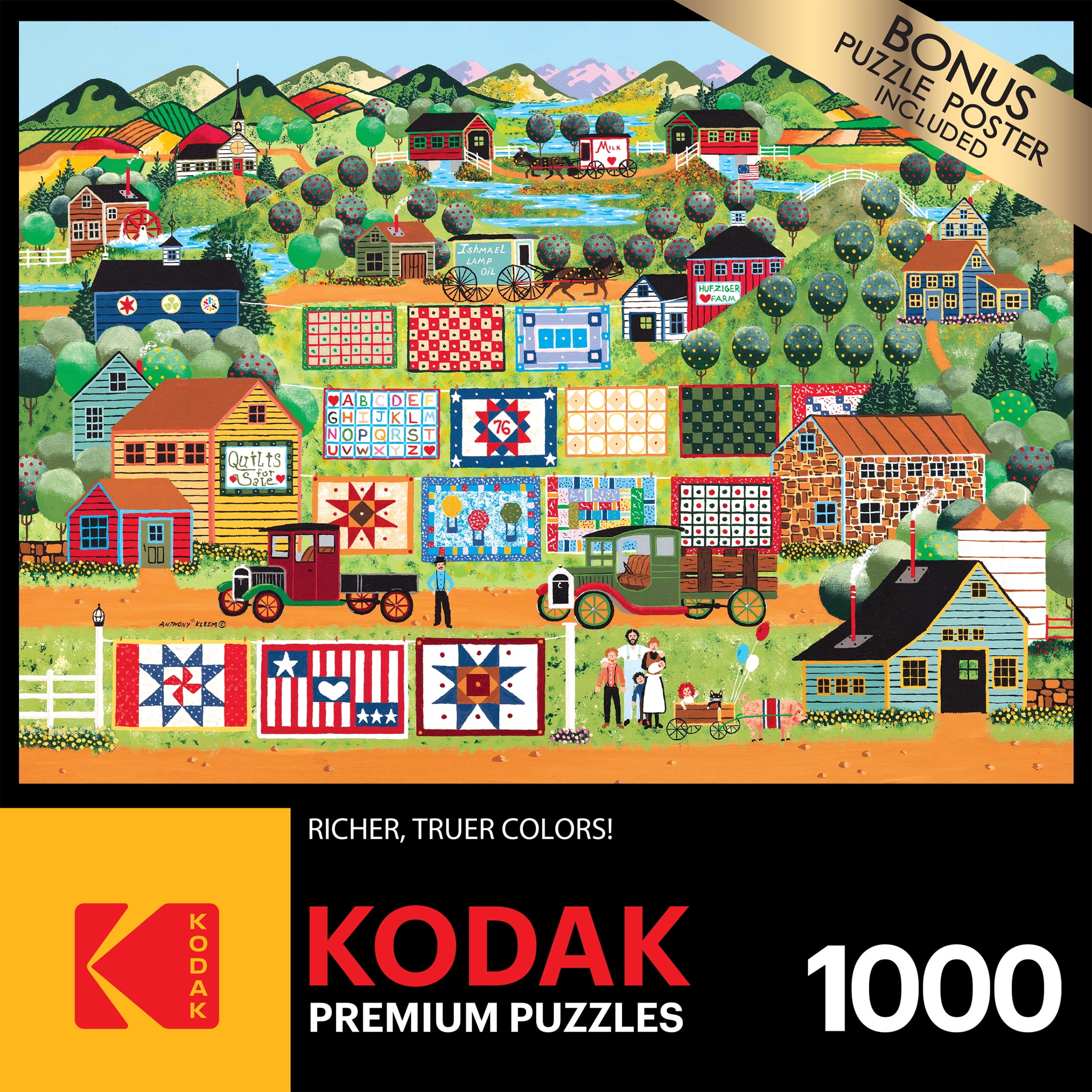 Cra-Z-Art Kodak 1000-Piece Quilts for Sale Adult Jigsaw Puzzle