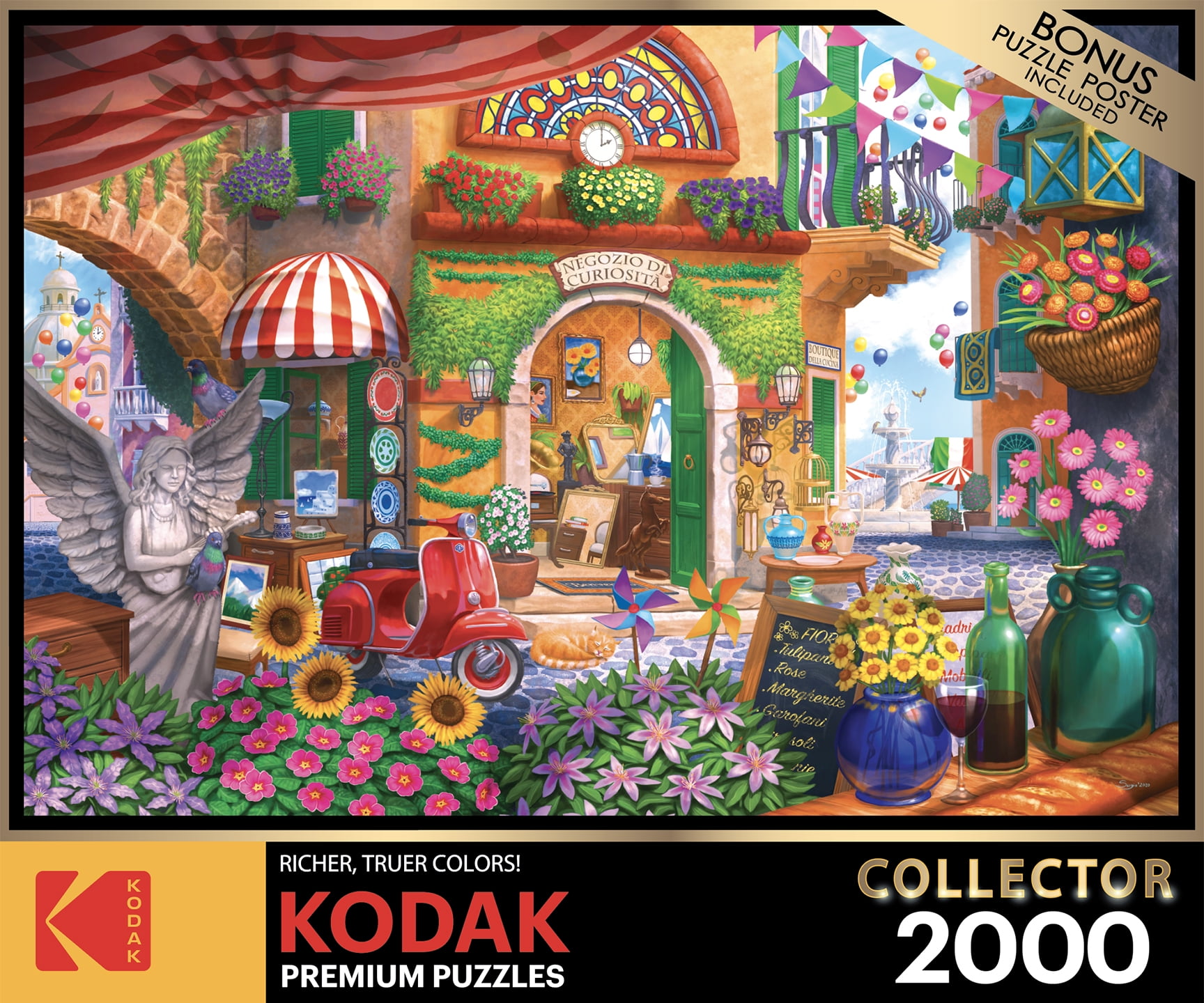 Cra-Z-Art Kodak 2000-Piece Little Italian Curiosity Shop Jigsaw Puzzle 