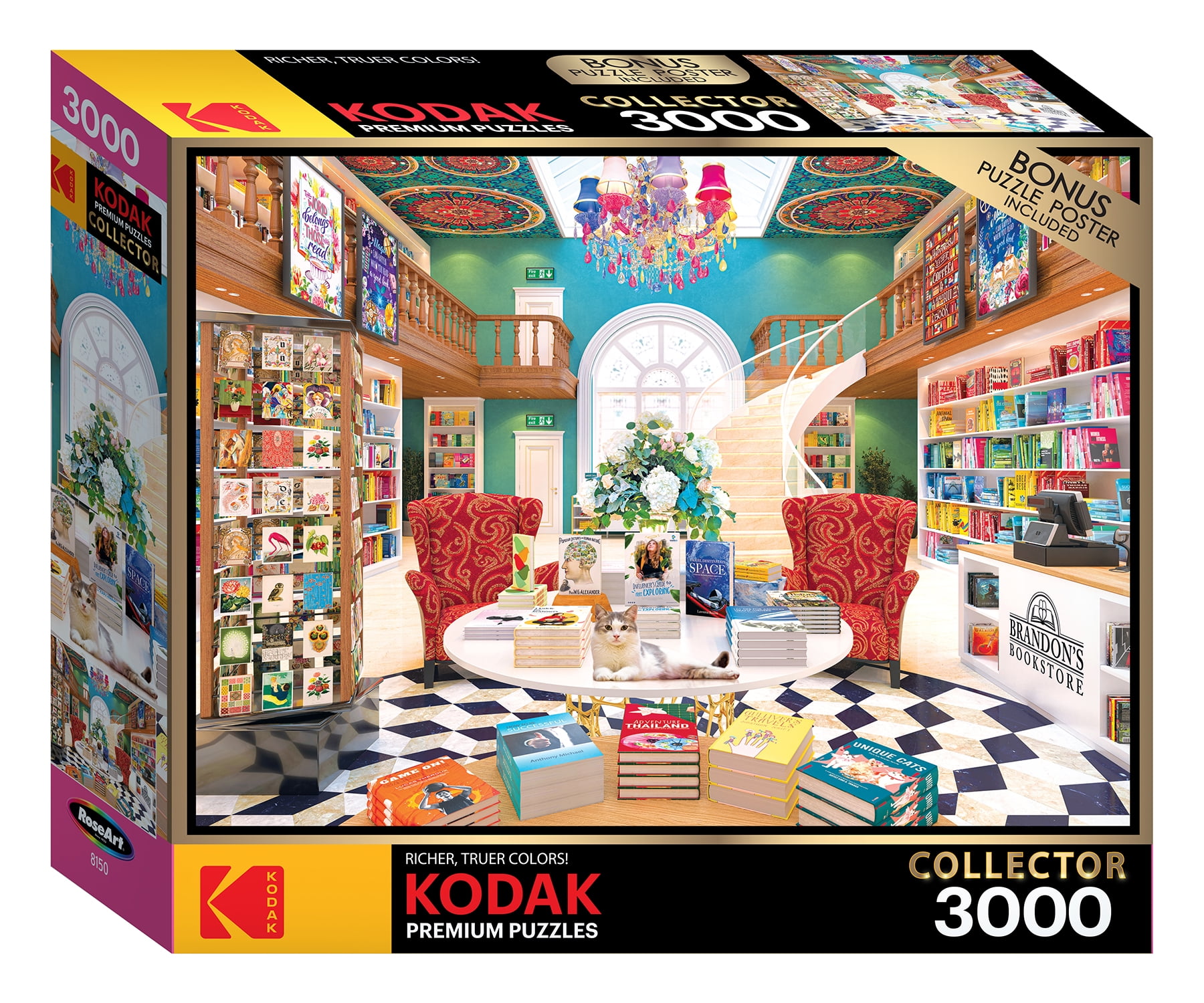 Cra-Z-Art Kodak 3000-Piece Brandon's Bookstore Jigsaw Puzzle for