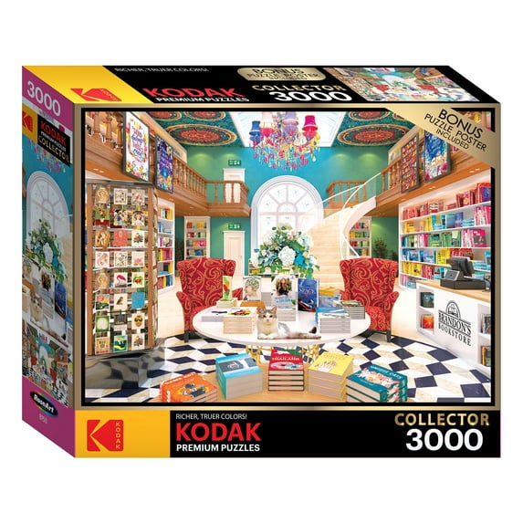 Cra-Z-Art Kodak 3000-Piece Brandon's Bookstore Adult Jigsaw Puzzle